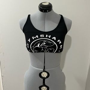 NEVER WORN OG GYMSHARK LEGACY BRA (BLACK - NO SIZE TAG)